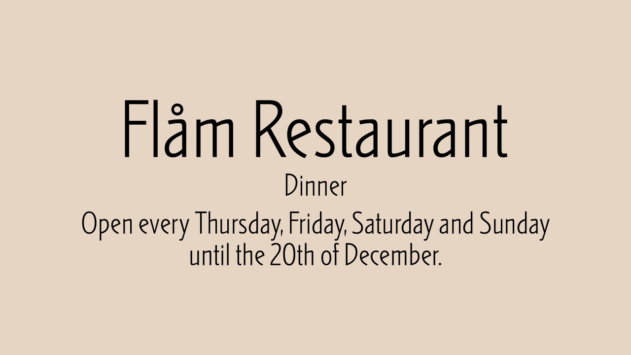 Dinner at Flåm Restaurant 