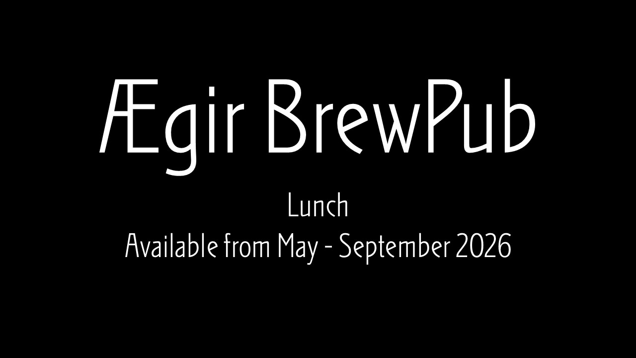 Lunch at Ægir BrewPub - Closed