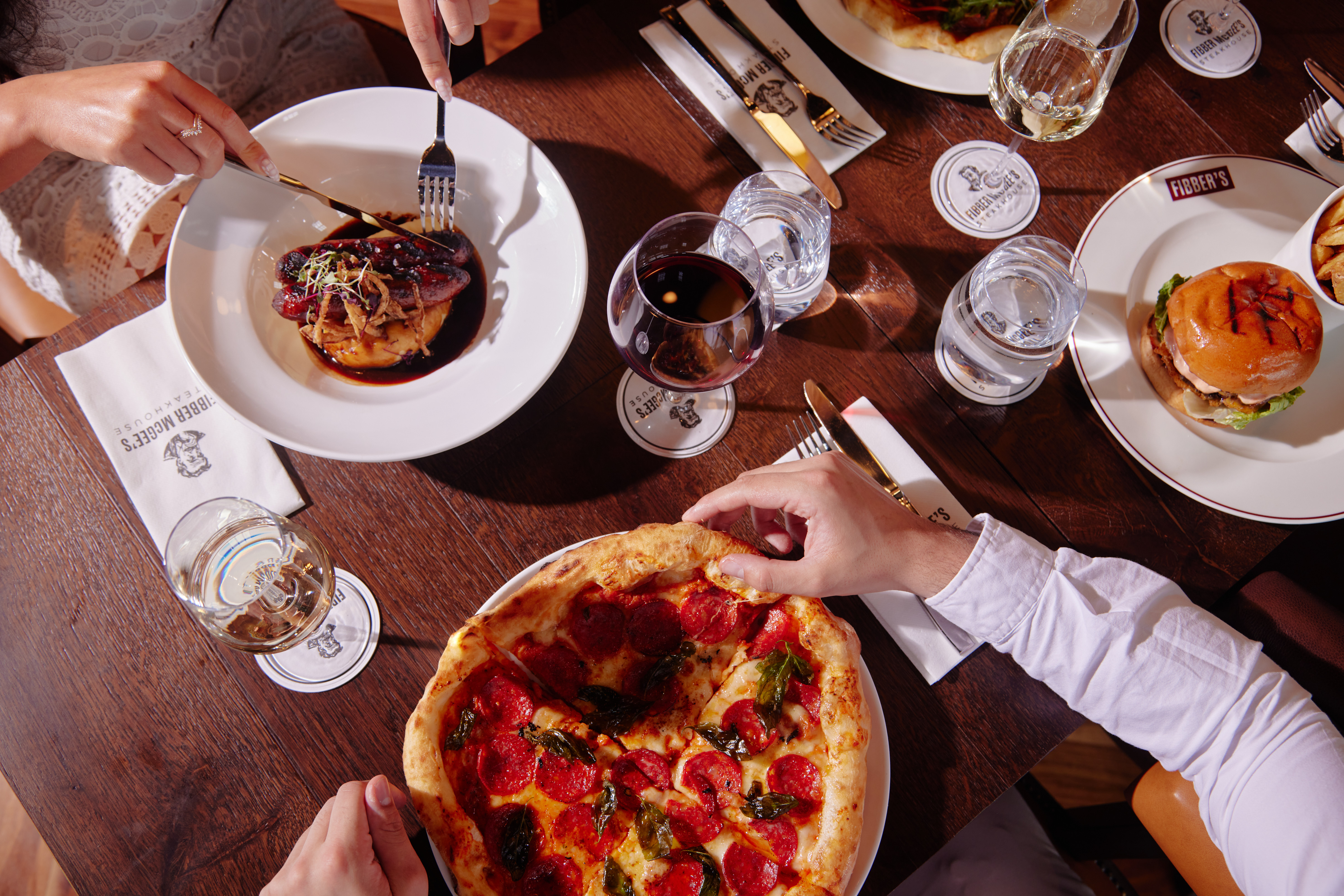 Lunch at Fibber McGee's Steakhouse (12pm-3pm)